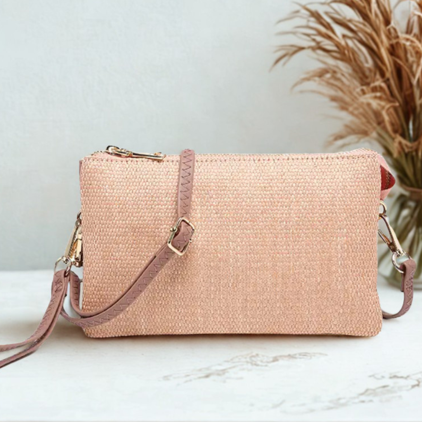 Jen and Co. Riley 3 Compartment Crossbody/Wristlet- click to see options