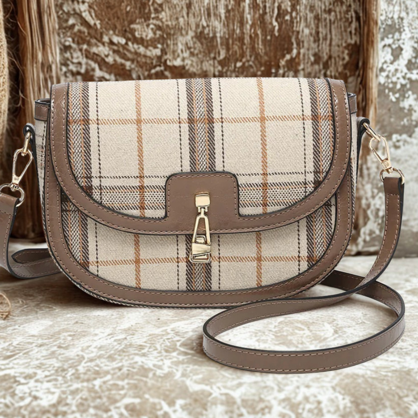 Calloway Plaid Contrast Crossbody - click to see options