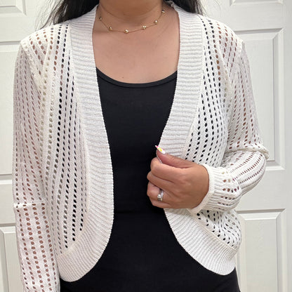 Cocoon Open Knit Cardigan
