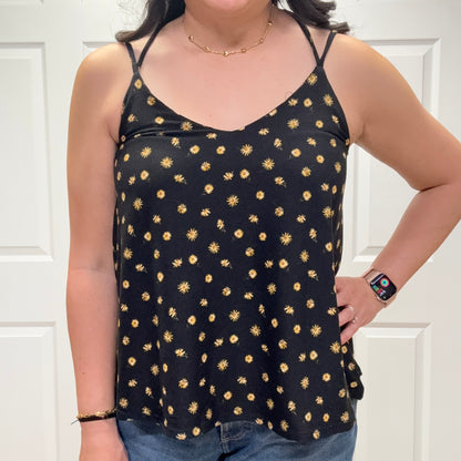 Floral Print Spaghetti Strap Top