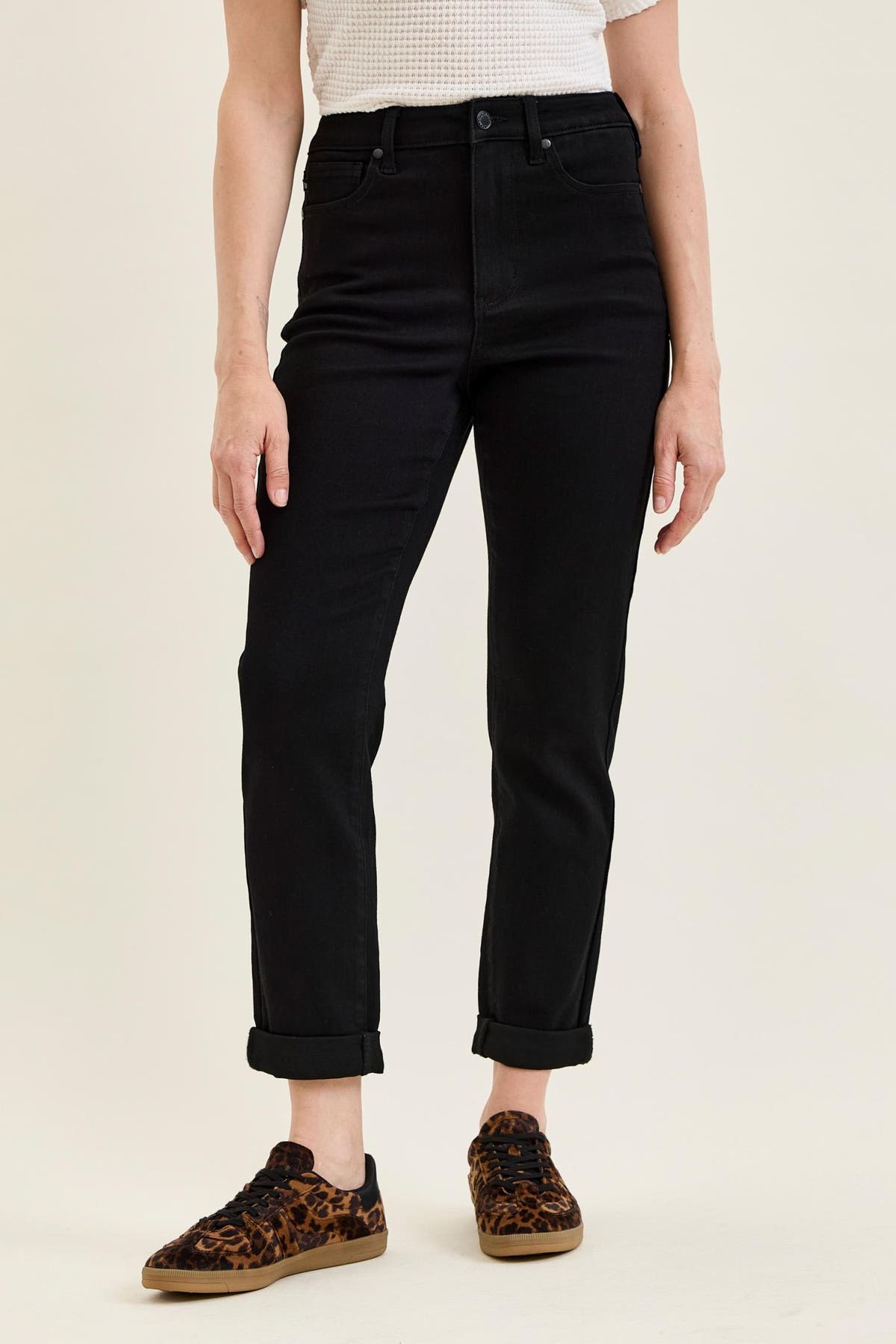 Judy Blue High Waisted Tara Girlfriend- Black