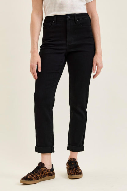 Judy Blue High Waisted Tara Girlfriend- Black