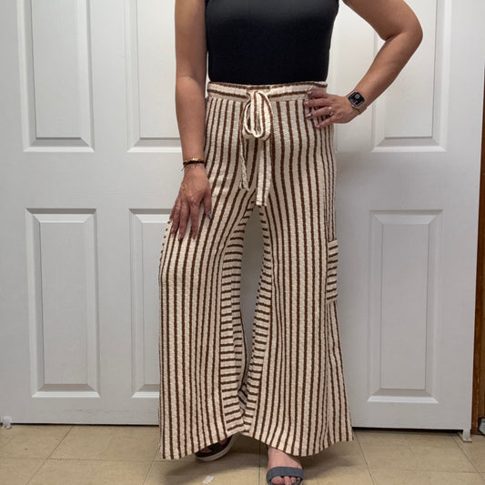Striped Wide Leg Pants