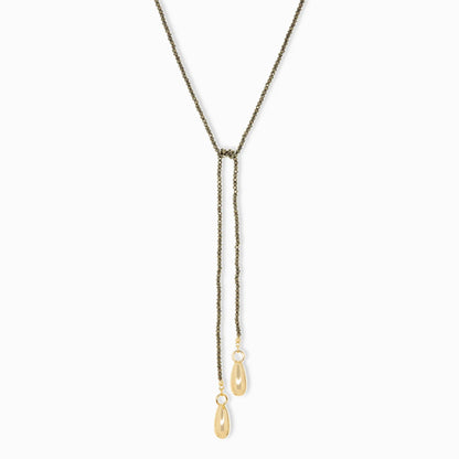Marlyn Schiff Beaded Lariat with Bean Charm - click to see options