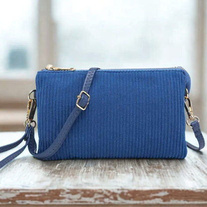 Jen and Co. Riley 3 Compartment Crossbody/Wristlet- click to see options