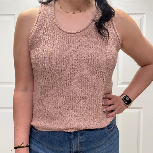 Solid Sweater Tank Top