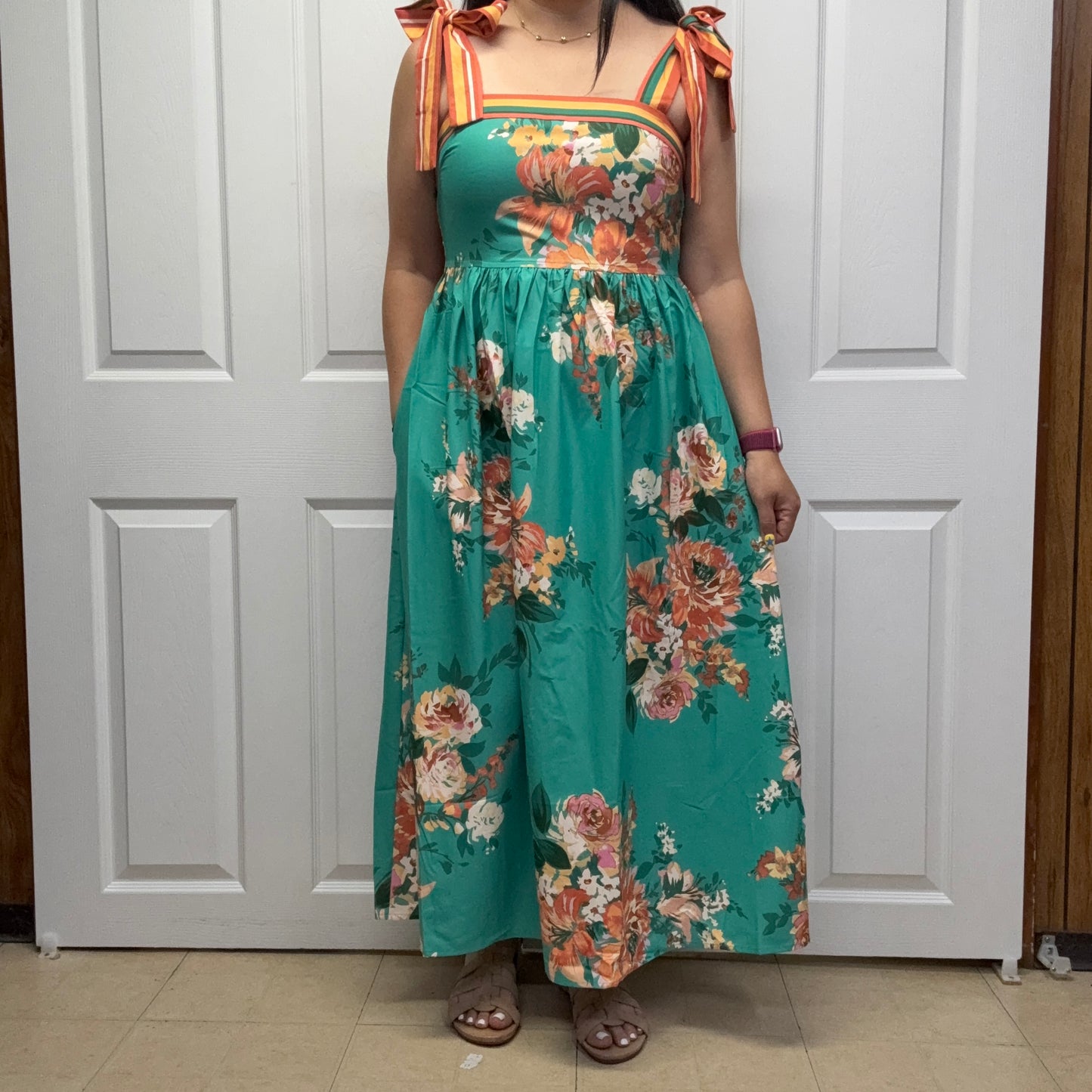 Floral Print Midi Dress