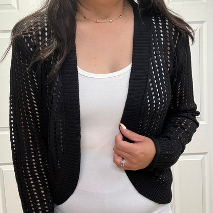 Cocoon Open Knit Cardigan