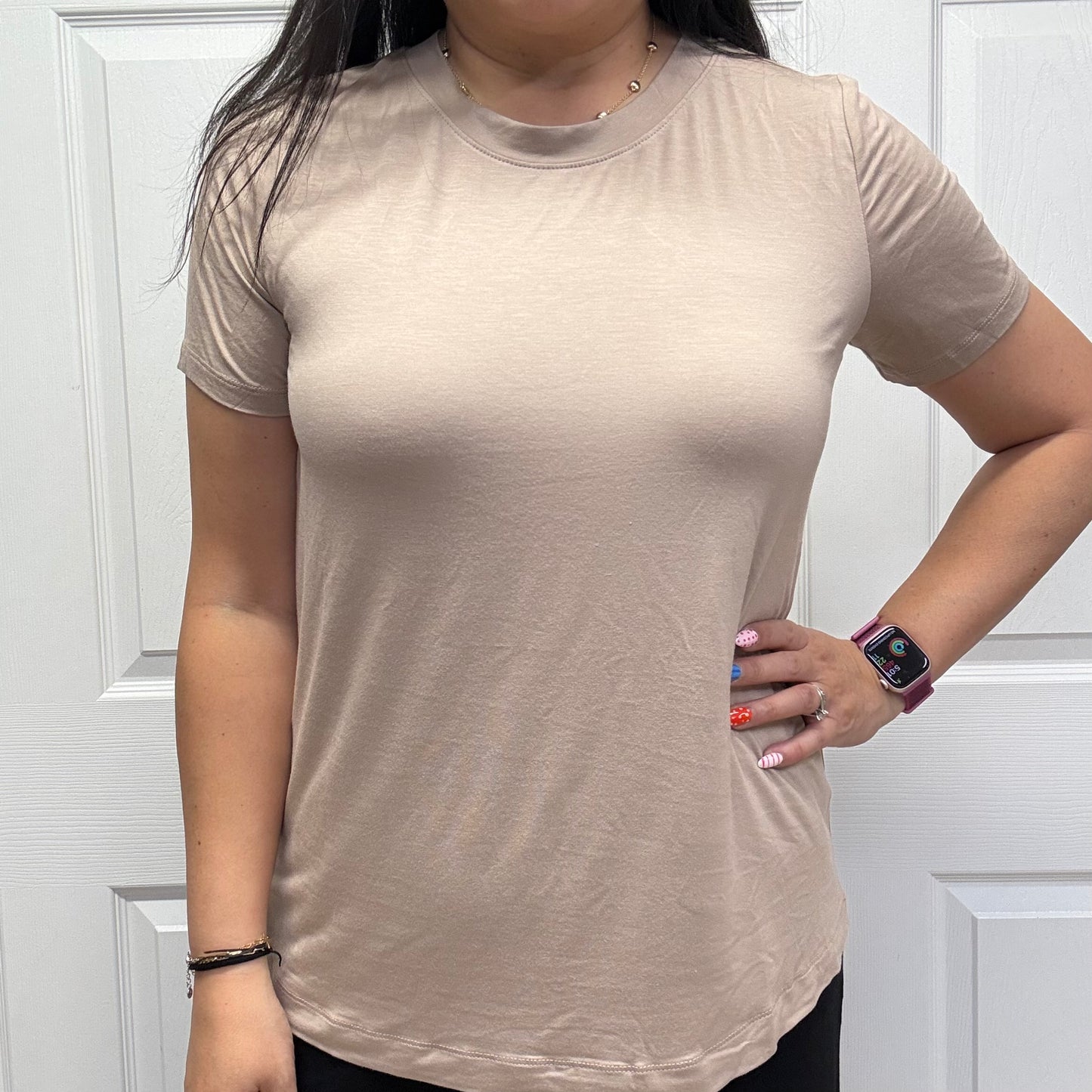 Viscose Modal Short Sleeve Top