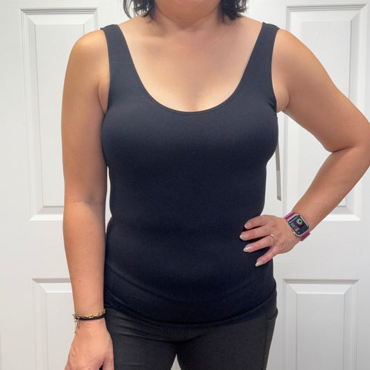Reversible Seamless Tank with Built-in Bra