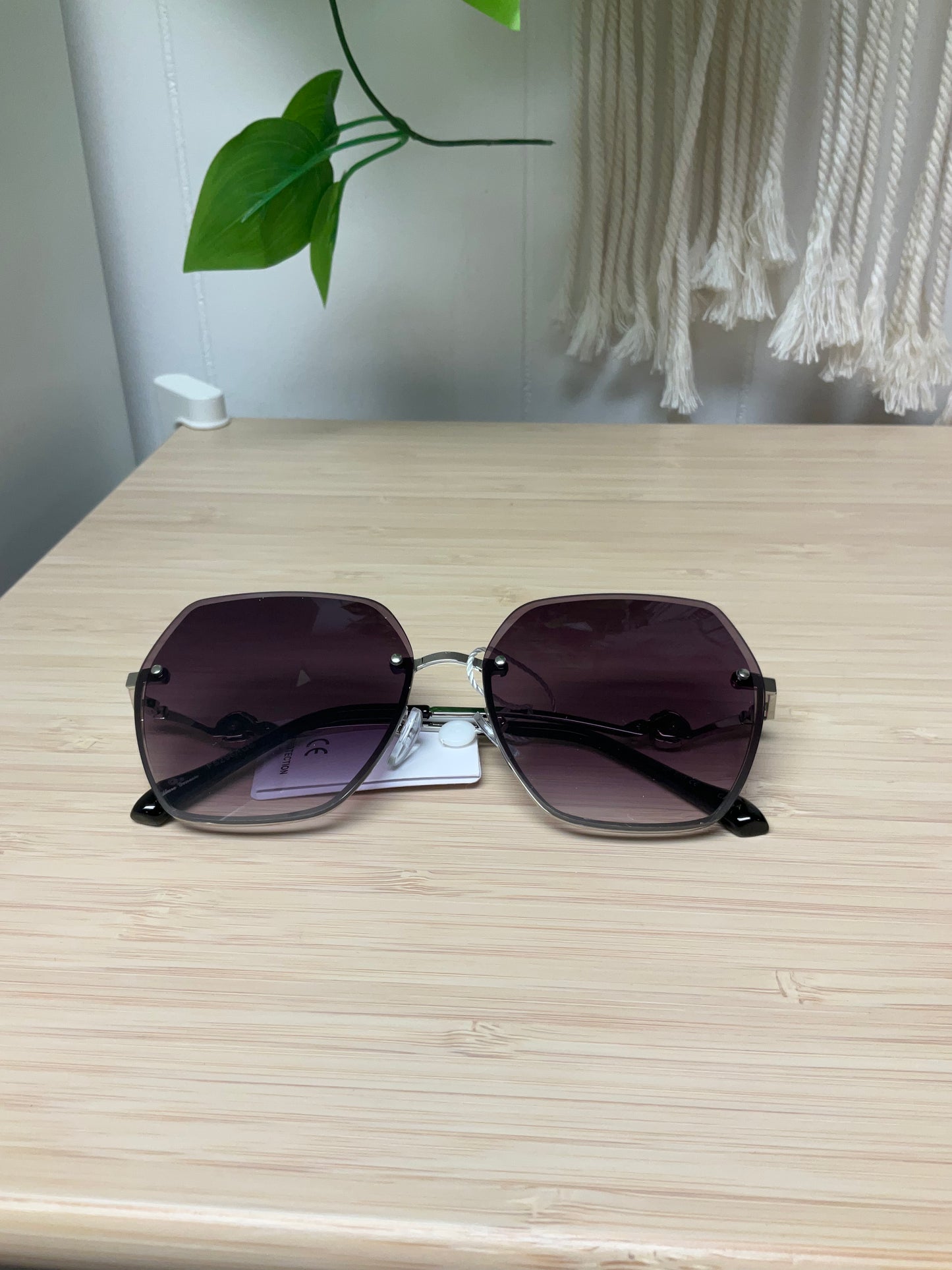 Large Sunglasses with Rose Detail - click to see options