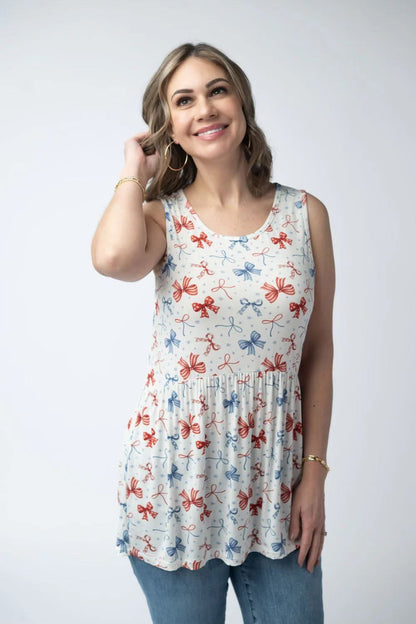 Americana Renee Rufffle Tank
