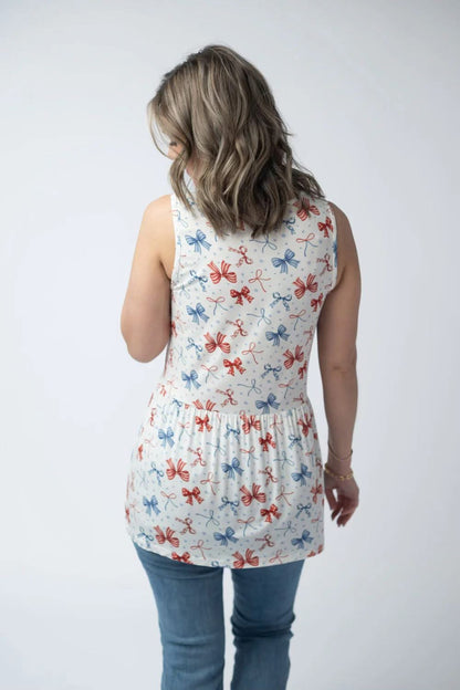 Americana Renee Rufffle Tank
