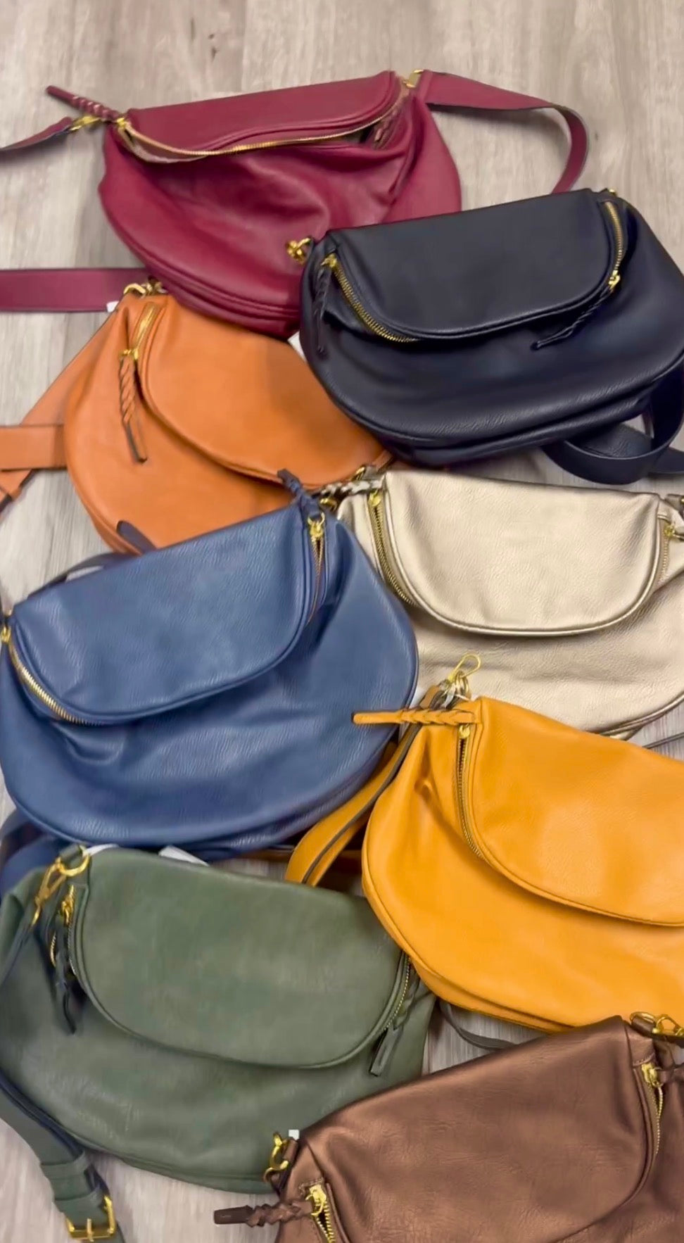Megan Distressed Sling Bag - click to see options