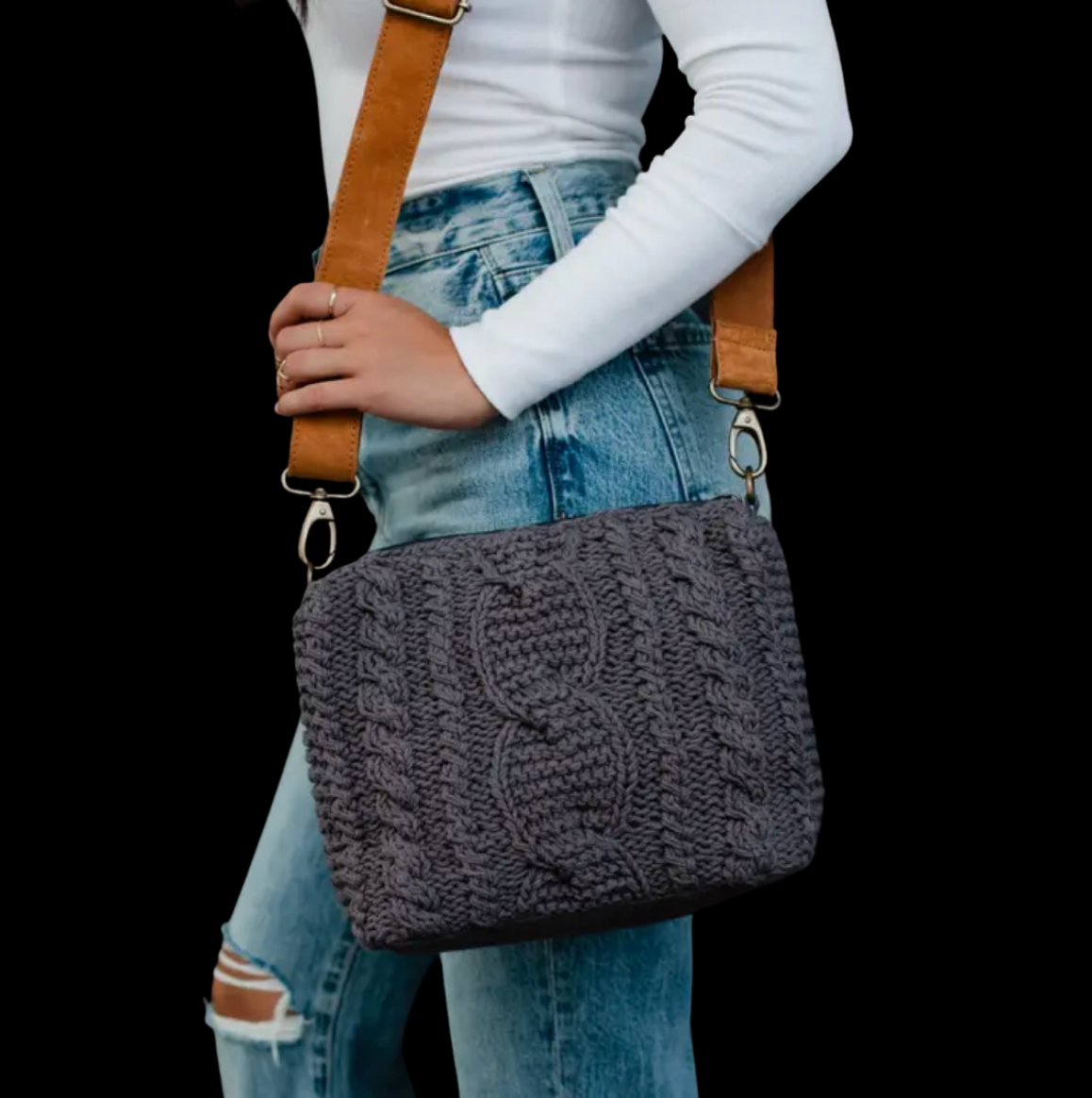 Panache Apparel Co. - Cableknit Crossbody