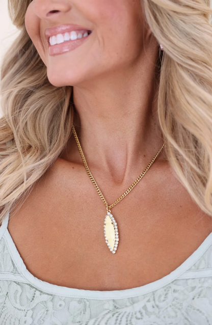 TOVA Alyssa Necklace in Ultra Canary