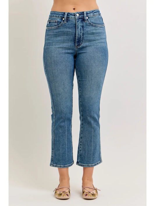 Judy Blue High Waisted Tummy Control Kick Flare- 881097