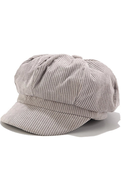 Corduroy Newsboy Cap - Click to see options