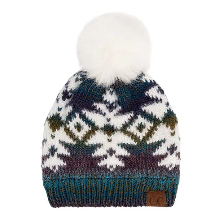 C.C Beanies with Poms - click to see options