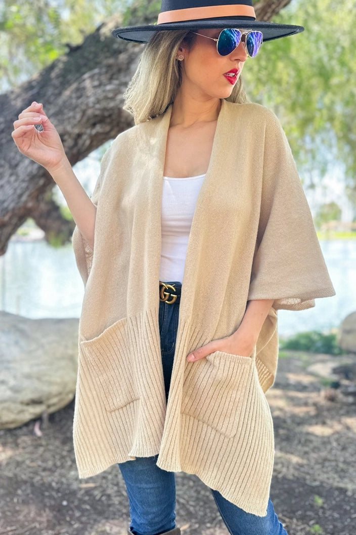 Knit Kimono Cardigan