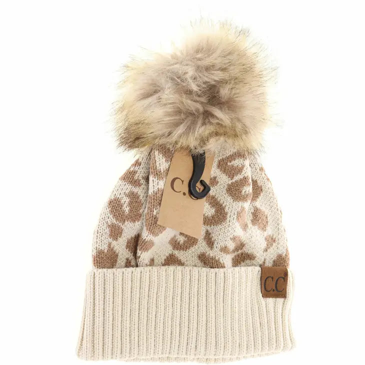 C.C Beanies with Poms - click to see options
