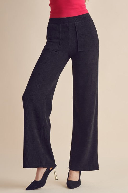 Wide Leg Corduroy Pants