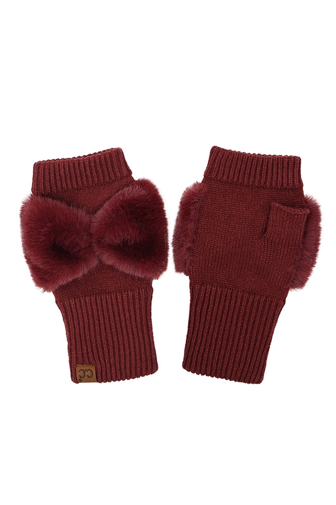 C.C Faux Fingerless Gloves - click to see options