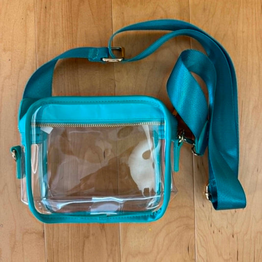Clear Stadium Bag Adjustable Strap Crossbody- click to see options