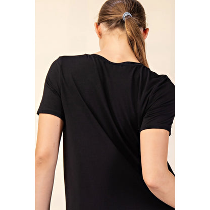 Viscose Modal Short Sleeve Top