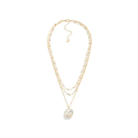 Crystal 3 Strand Necklace - Click to see Options