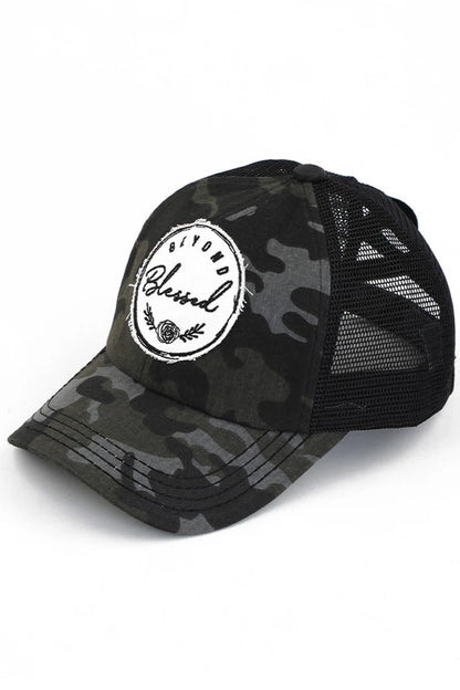 C.C. Beanie High Ponytail Ball Cap- Click to see options