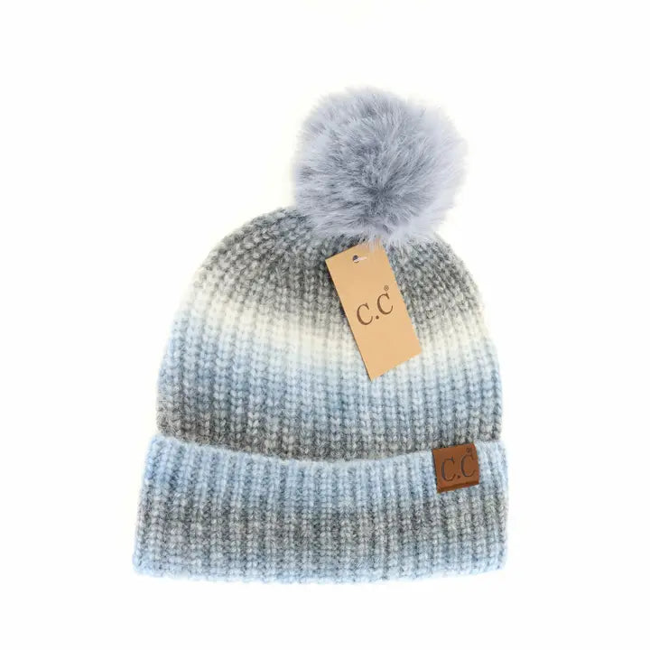 C.C Beanies with Poms - click to see options