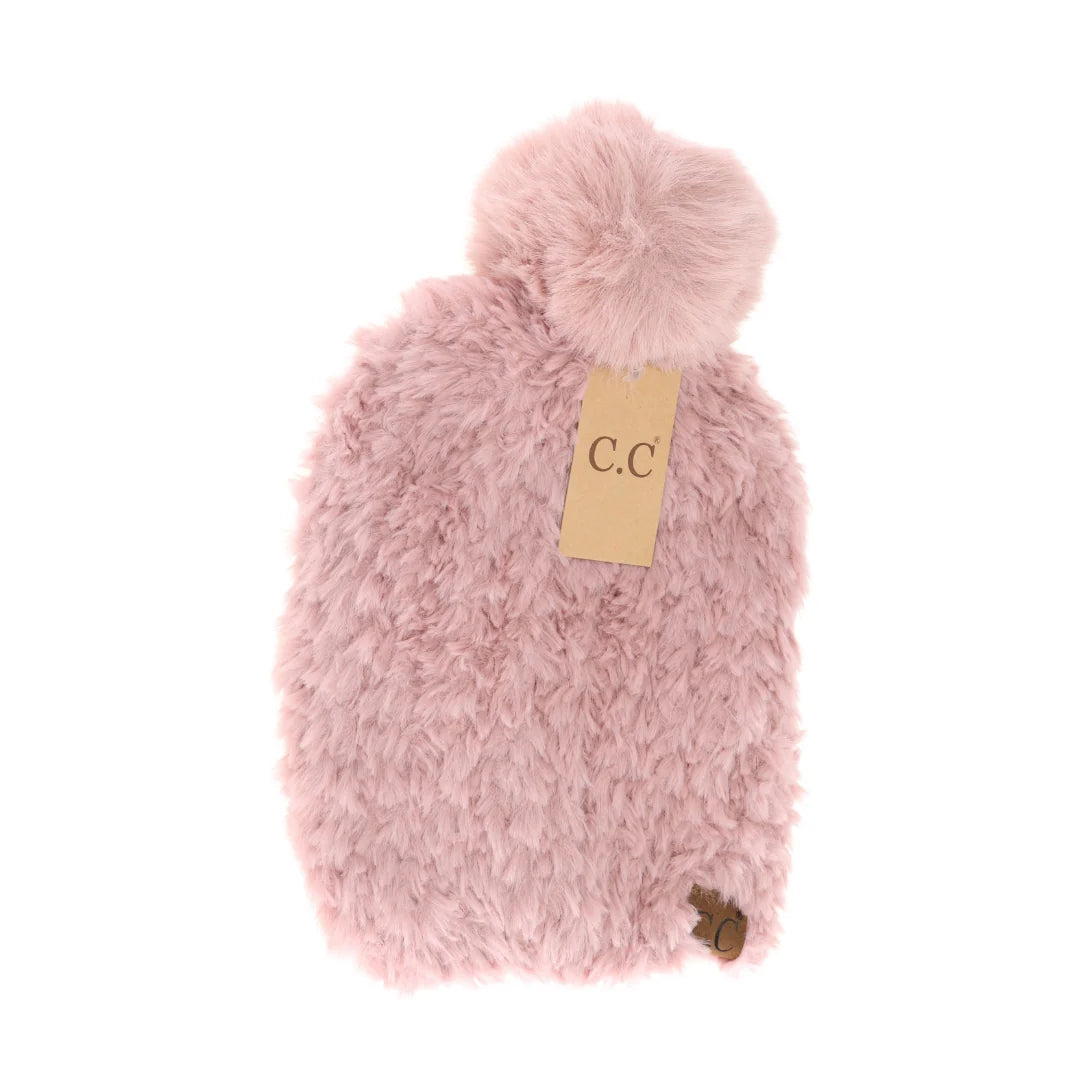 C.C Beanies with Poms - click to see options