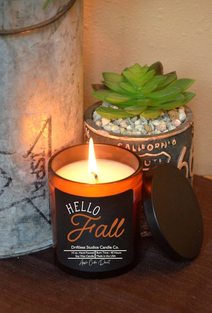 Hello Fall Soy Wax Candles - click to see options