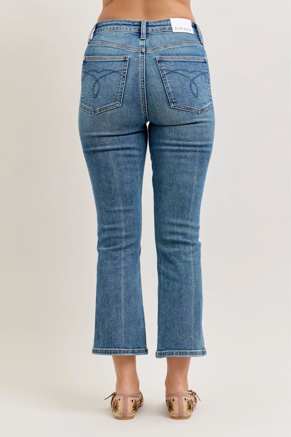 Judy Blue High Waisted Tummy Control Kick Flare- 881097
