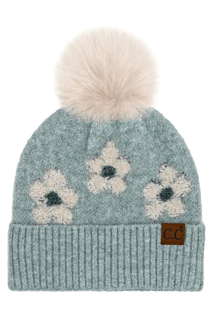 C.C Beanies with Poms - click to see options