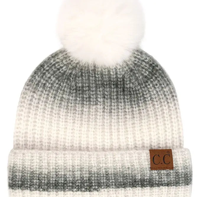 C.C Beanies with Poms - click to see options