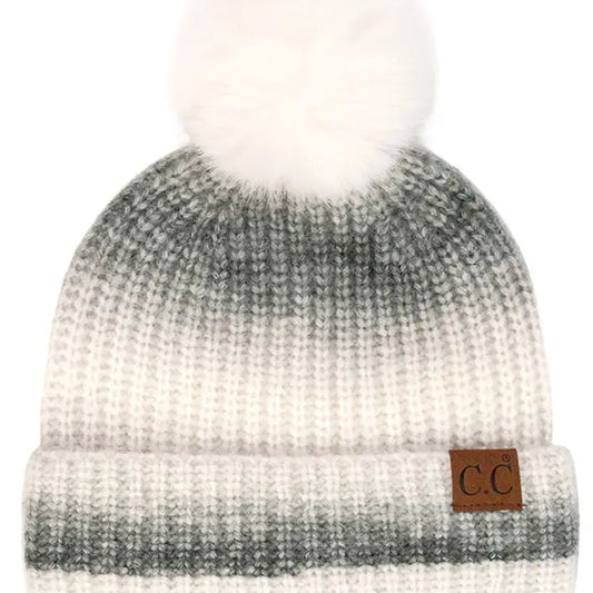 C.C Beanies with Poms - click to see options