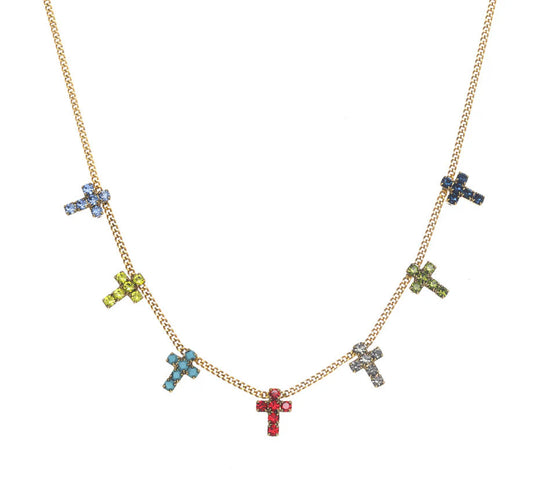 TOVA Multi Cross Necklace- click to see options