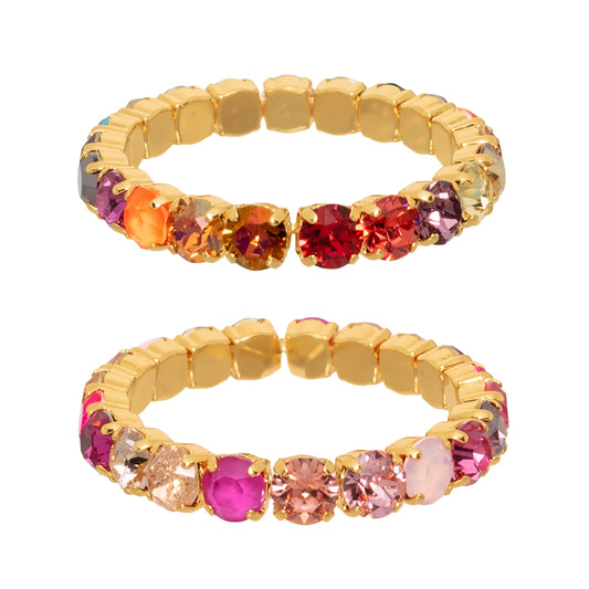 TOVA Oakland Stretch Bracelet- Pink Mix