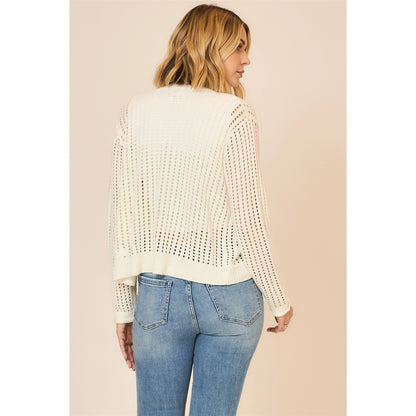 Cocoon Open Knit Cardigan