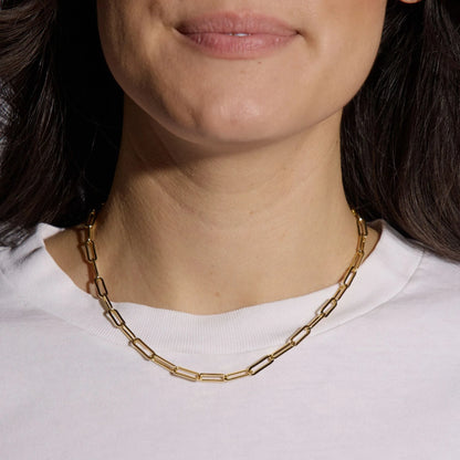 Paperclip Chain Necklace (waterproof)- click to see options