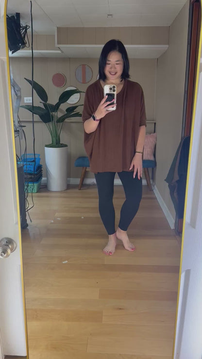 Oversized Curly Rib Top