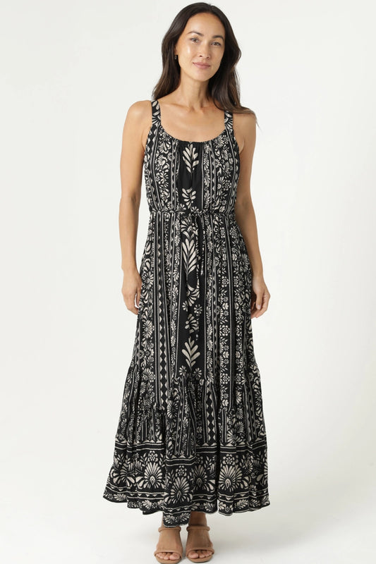 Printed Maxi Tank Dress