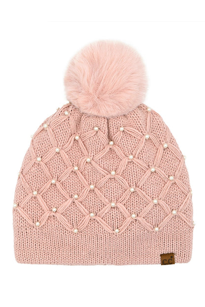 C.C Beanies with Poms - click to see options