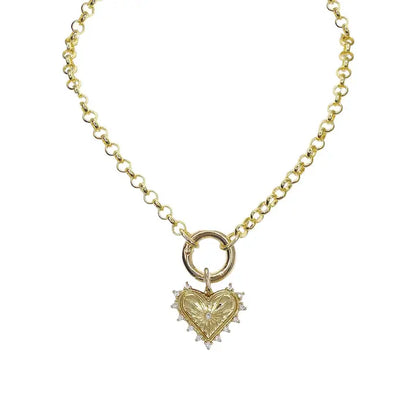 Love Lisa Sarah Diamond Style Heart Necklace - Click to see Options