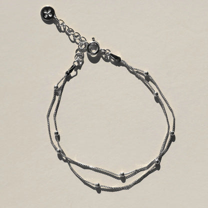 Double Layer Saturn Chain Bracelet (waterproof)- click to see options