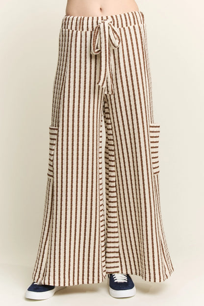 Striped Wide Leg Pants